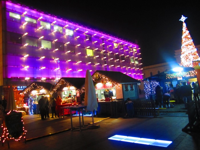 A typical traditional Christmas market